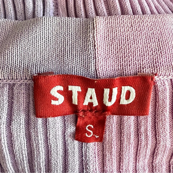 STAUD Iris Multi Shoko Sweater Midi Dress color block Size Small 23795 - Picture 9 of 12